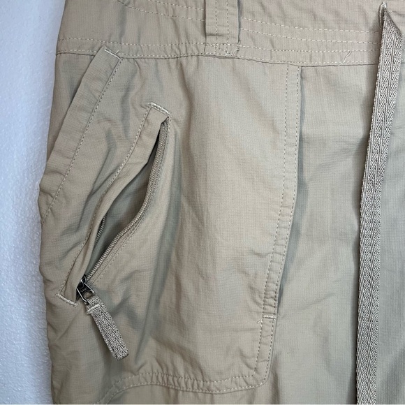 The North Face Women's Horizon II Pants Roll-Up Cuffs Relaxed Fit Beige Size 12 - Picture 5 of 16